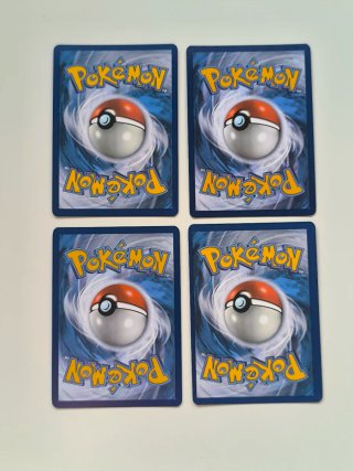 Lotto 4 Carte Pokemon Rare Nuove