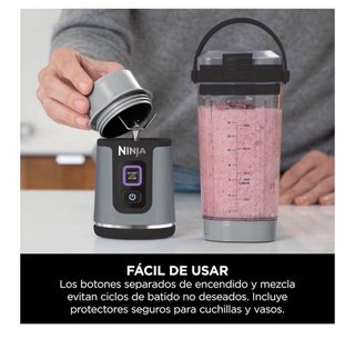 Ninja Batidora Portátil con Vaso y Tapa