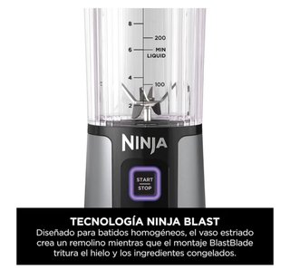 Ninja Batidora Portátil con Vaso y Tapa