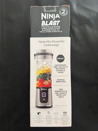 Ninja Batidora Portátil con Vaso y Tapa