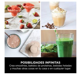 Ninja Batidora Portátil con Vaso y Tapa