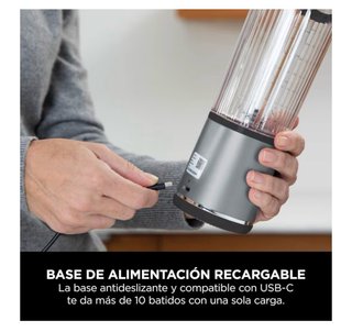 Ninja Batidora Portátil con Vaso y Tapa