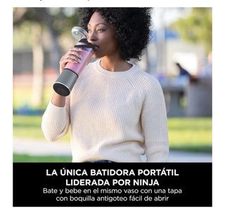 Ninja Batidora Portátil con Vaso y Tapa