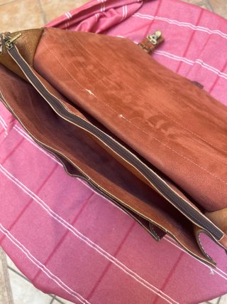 Bolso de cuero para documentos
