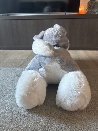 Peluche perro husky mediano