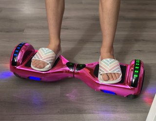 Hoverboard Rosa Metálico