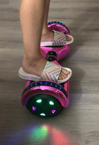 Hoverboard Rosa Metálico