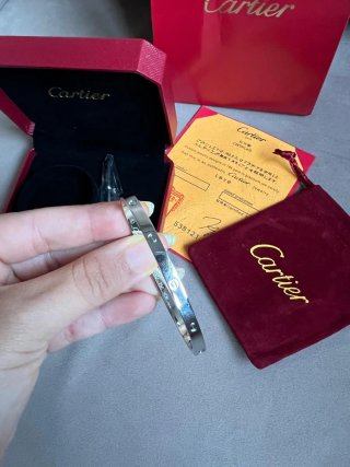 Pulsera LOVE Cartier Plata Acero Inoxidable