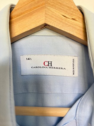 Camisa Carolina Herrera Azul