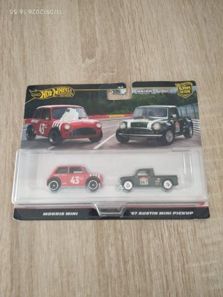 Hot Wheels Car Culture Morris Mini y Austin Pickup