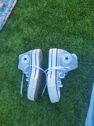 Converse Plataforma Gris