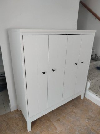 Mueble blanco puertas abatibles