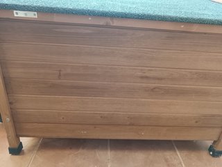 Caseta Perro Madera Mediano Marrón