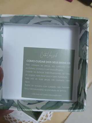 Brincos Floris, Cata Vassalo