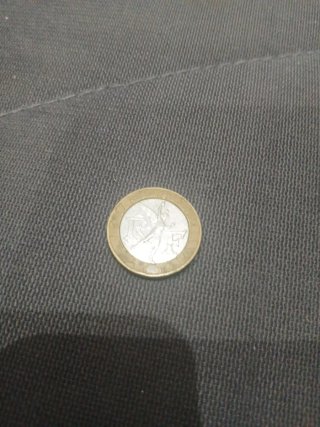Moneda 10 Francos Franceses 1990 Bimetálica