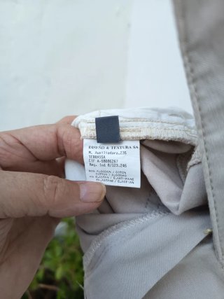 Pantalones Ana Mora Beige Mujer
