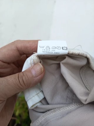 Pantalones Ana Mora Beige Mujer