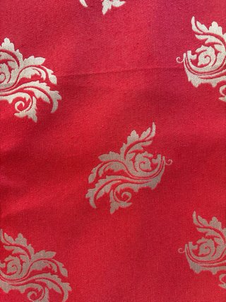 Manton de Fallera Infantil Rojo y Dorado