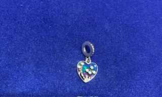 Charm Corazón Van Gogh Pulsera Pandora collar plat