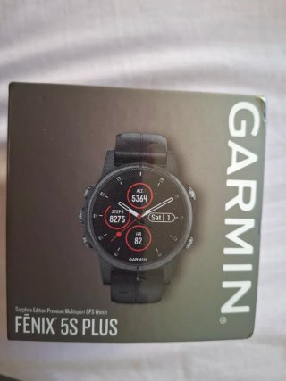 Reloj Garmin Fenix 5S Plus Zafiro Negro
