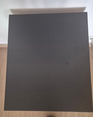 Mesita de noche IKEA MALM negra