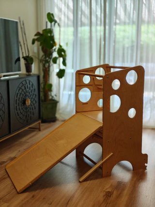Torre aprendizaje Montessori madera