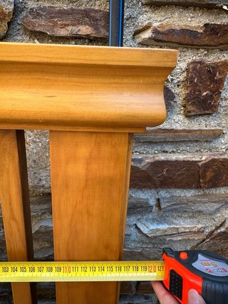 Cabecero de madera para cama de 110