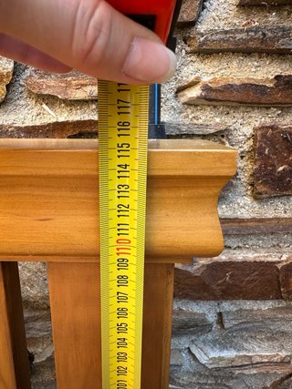 Cabecero de madera para cama de 110