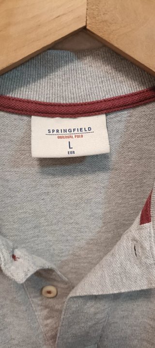 Polo gris talla L
