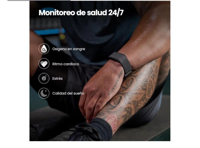 Pulsera Amazfit Helio Strap Negra