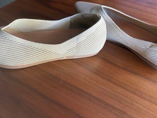 Zapatos planos Miss Elastic mujer beige