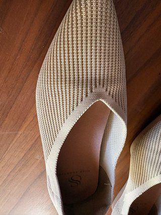 Zapatos planos Miss Elastic mujer beige