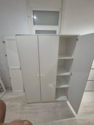 Armario 3 puertas blanco