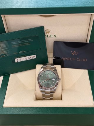 Rolex Datejust 126334 Verde 2022