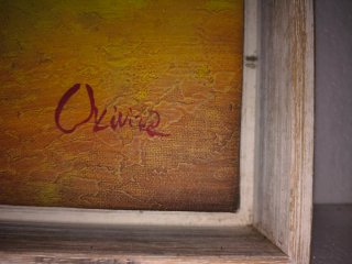 Pintura de violín y partitura