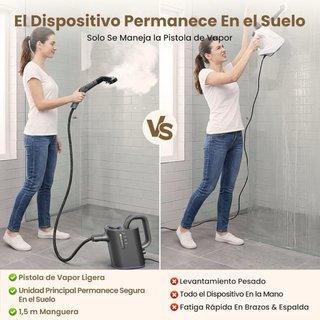 Vaporeta de Mano 15S Calentamiento Rápido