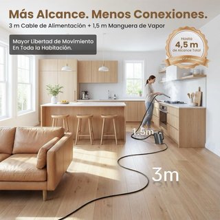 Vaporeta de Mano 15S Calentamiento Rápido
