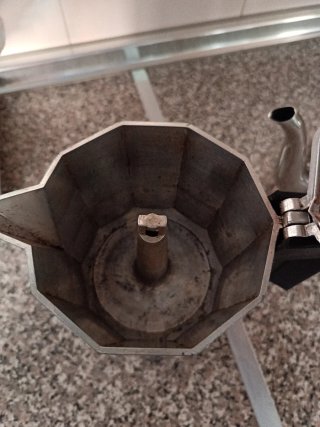 Cafetera italiana mas tetera acero inox .