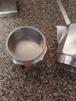 Cafetera italiana mas tetera acero inox .