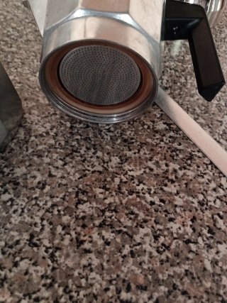Cafetera italiana mas tetera acero inox .