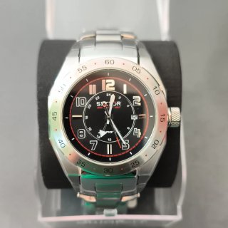 Orologio SECTOR Race GMT nero 44mm