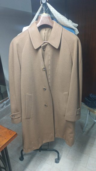 Cappotto uomo beige