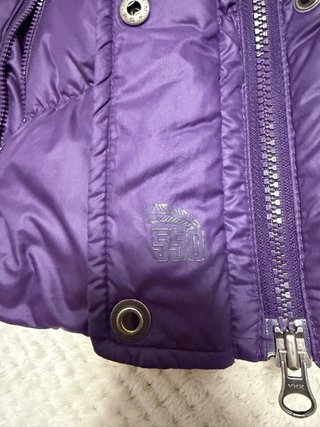 Abrigo Nike Morado y Blanco