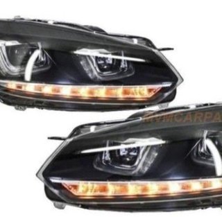 Faros delanteros Volkswagen Golf VI 6 Led Black ed