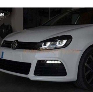 Faros delanteros Volkswagen Golf VI 6 Led Black ed