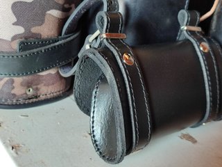 Borsello bicicletta compatibile sella Brooks nero2