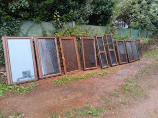 Cristales y hojas de ventana PVC