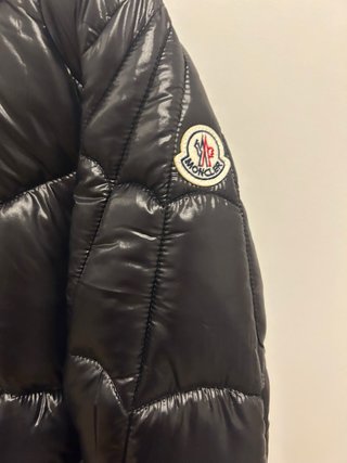 Chaqueta Moncler x Spiderman Negra Talla S