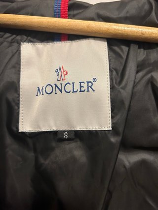 Chaqueta Moncler x Spiderman Negra Talla S