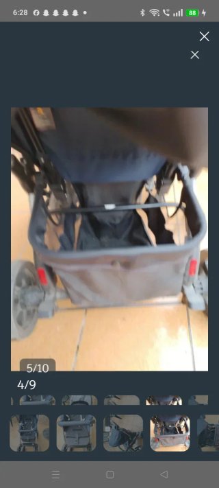 Passeggino per neonati blu